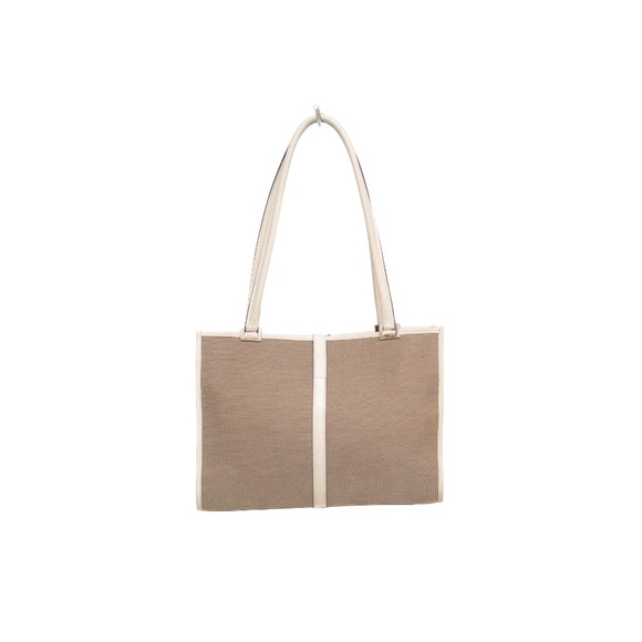 Vintage Gucci Tom Ford Era Beige Canvas &‎ Leather Bag - Picture 5 of 11